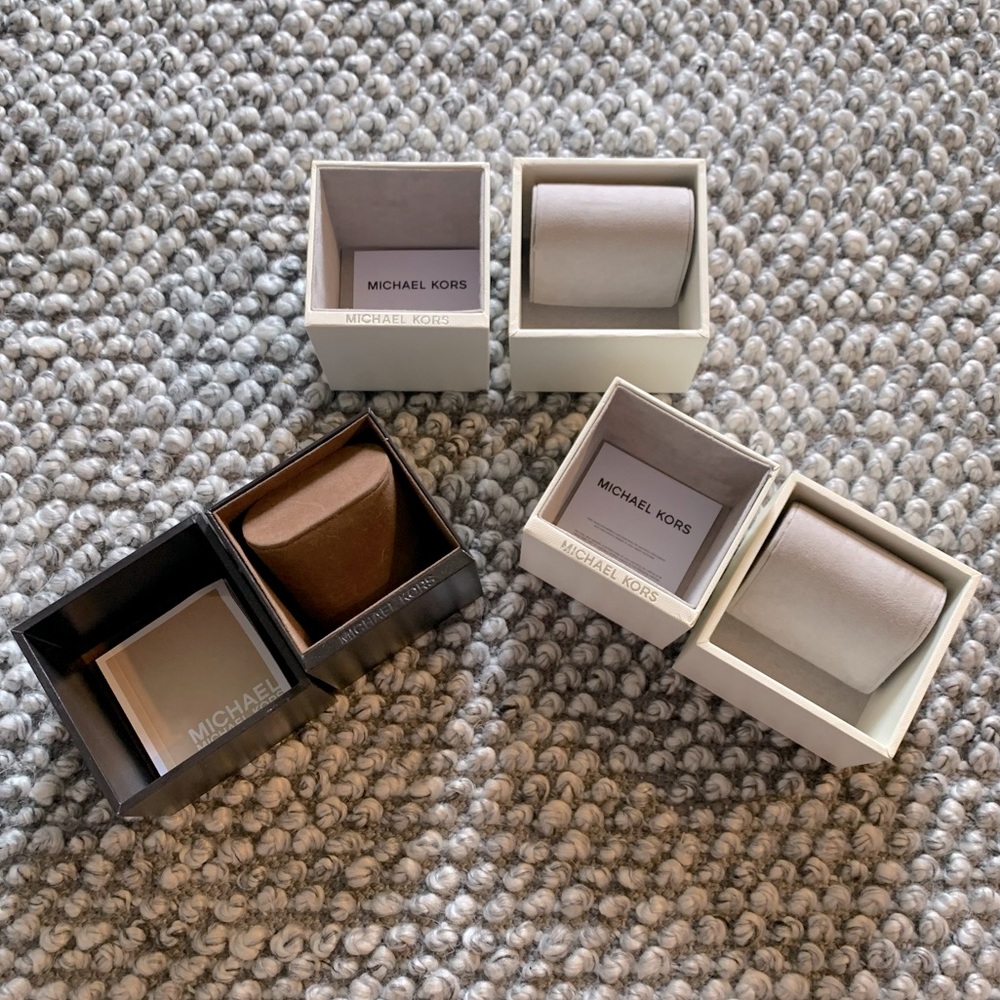 3 Michael Kors Watch Boxes with Inserts